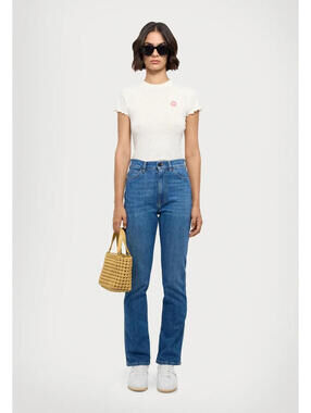 3X1 Maddie High Rise Jeans in Hudson Blue, $265 NWT, Size 24, Revolve, #85